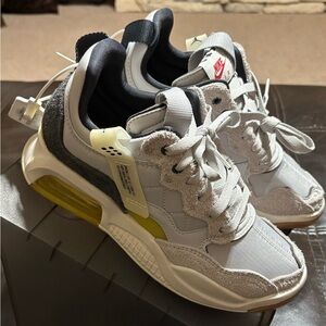 Nike Jumpman Sneakers with Yellow and Gray Highlights